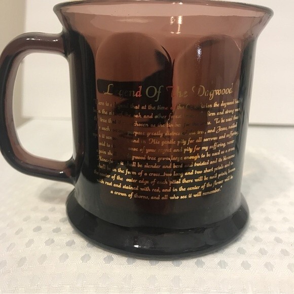 Culver Glass Mug 22K Gold Trim Savannah Dogwood Legend Y2K NWOT - Picture 6 of 7